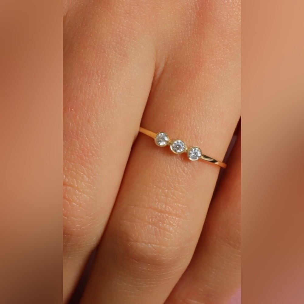 10k solid gold ring size 5